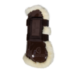Kentucky Horsewear Vegan Sheepskin Tendon Boots Velcro