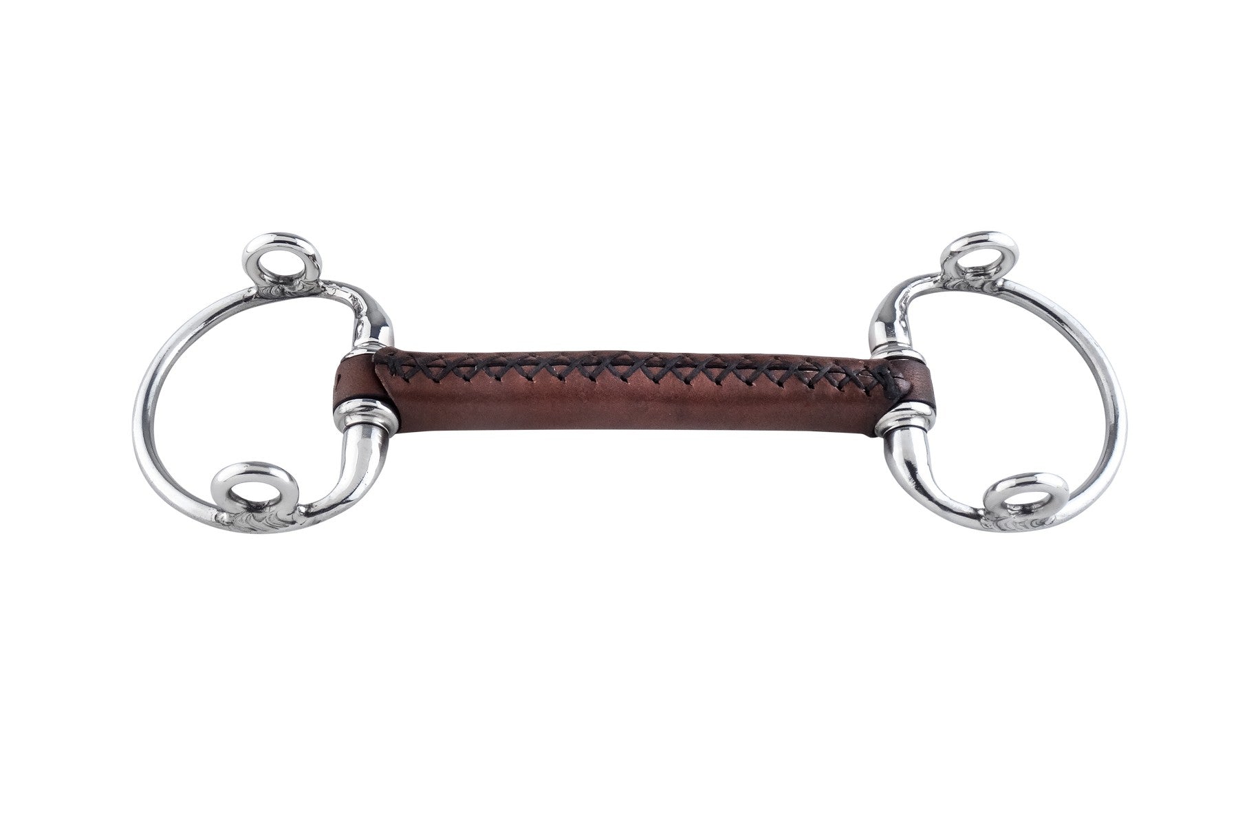 Trust Equestrian Eggbut Gag Leather Bit
