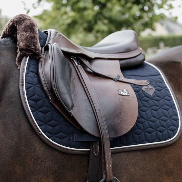 SKIN FRIENDLY SADDLE PAD JUMPING STAR QUILTING