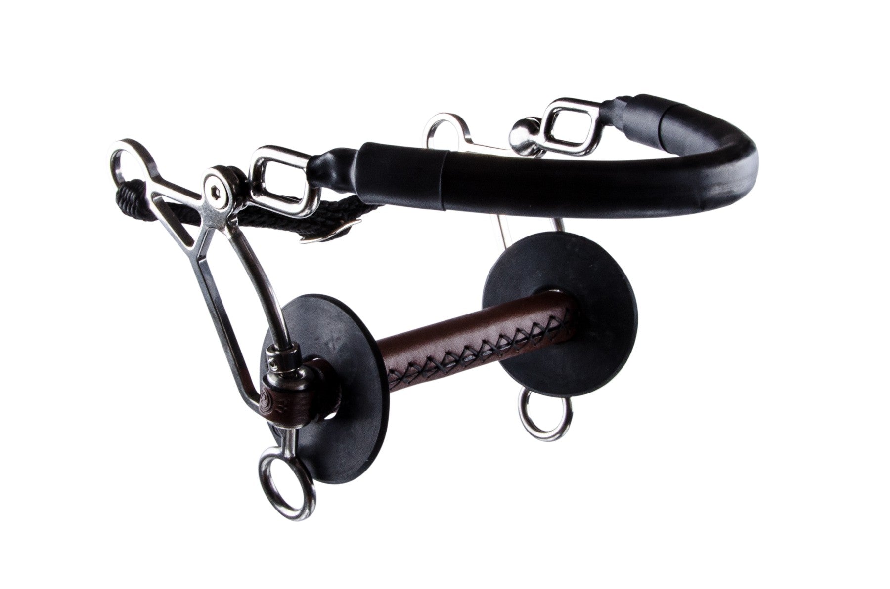 Trust Equestrian Hackamore Short Combi Leather Bits