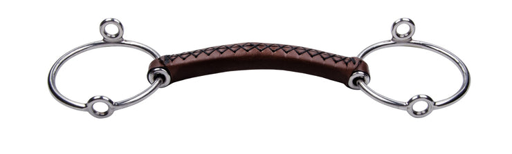 Loose Ring Gag Leather Bit