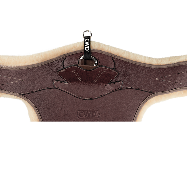 CWD BELLY GUARD GIRTH WITH REMOVABLE WOOL LINING