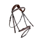 CWD Sport Color Anatomic french noseband bridle with stitching