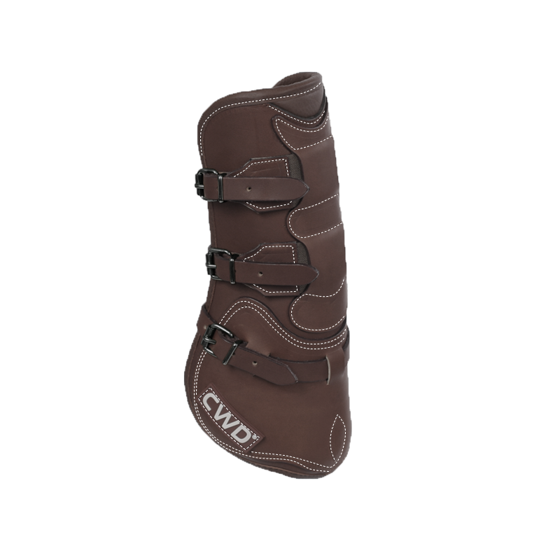 Buckle Tendon Boots With Calfskin Lining