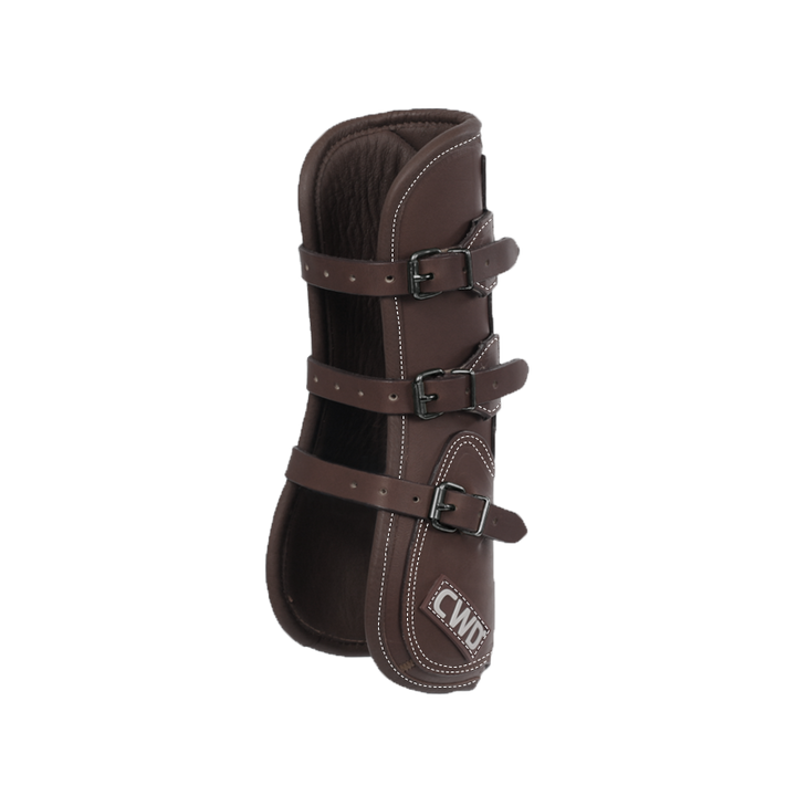 Buckle Tendon Boots With Calfskin Lining