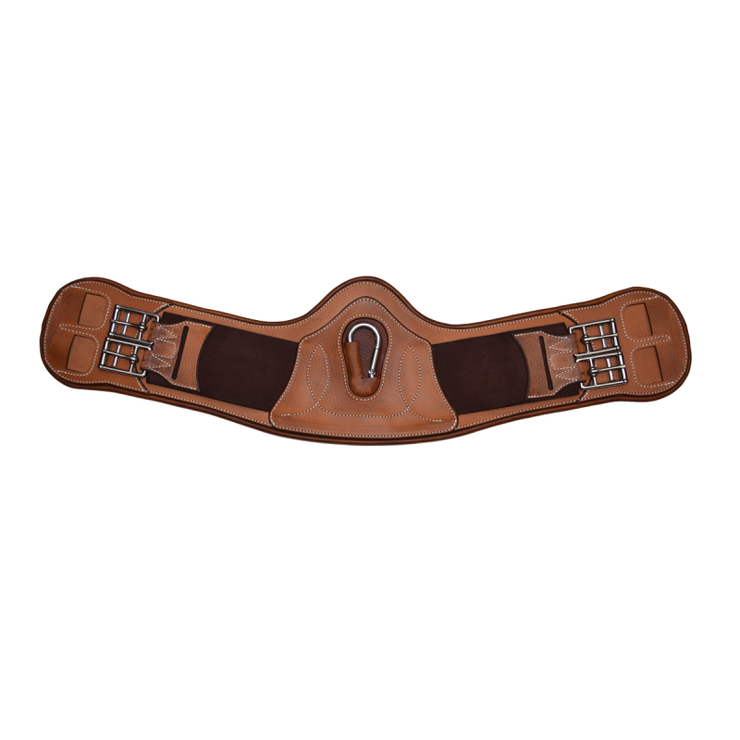 Curved comfort dressage girth