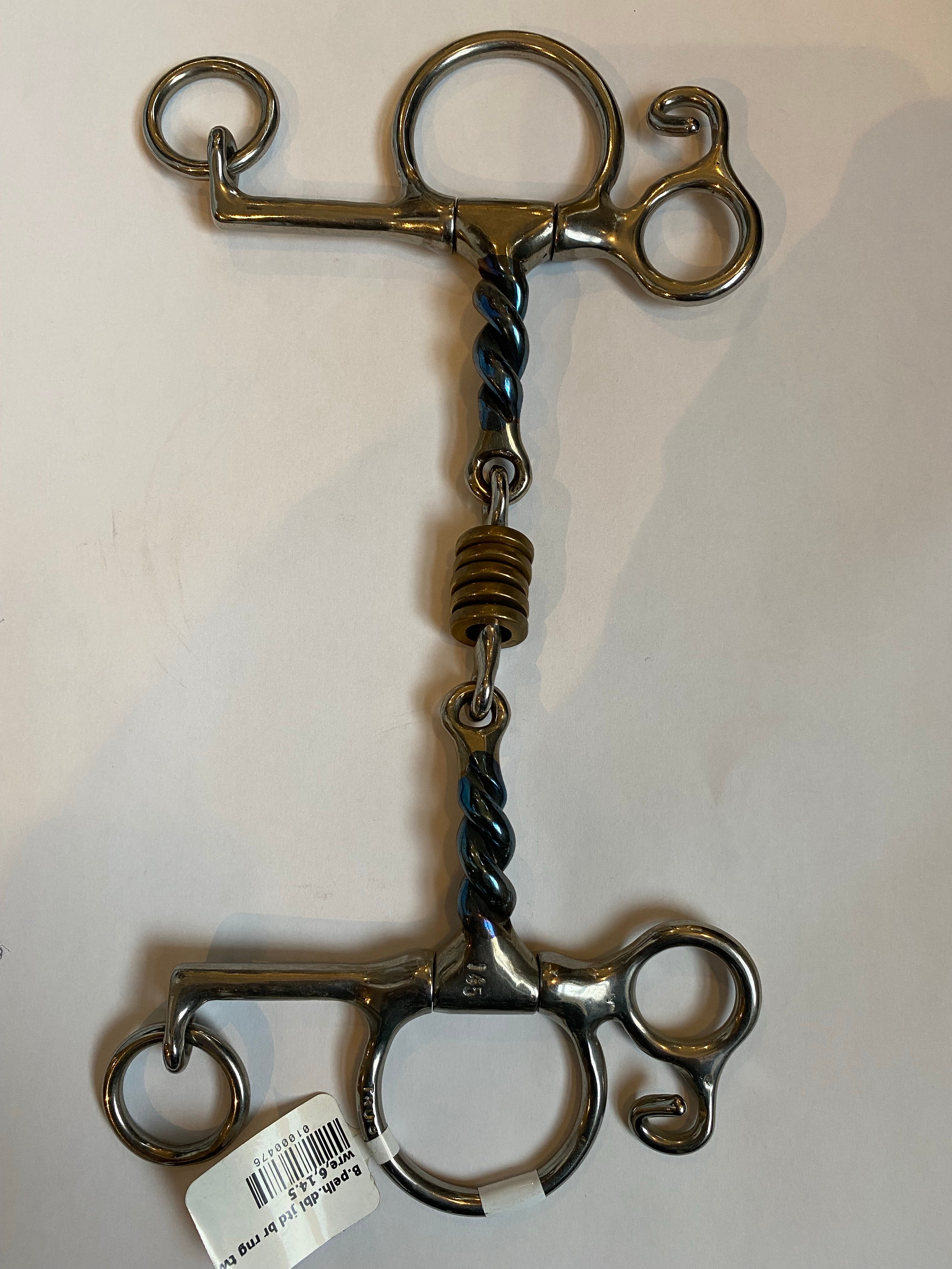 Trust Sweet Iron Baby Pelham Twisted Mouthpiece With Brass Rings