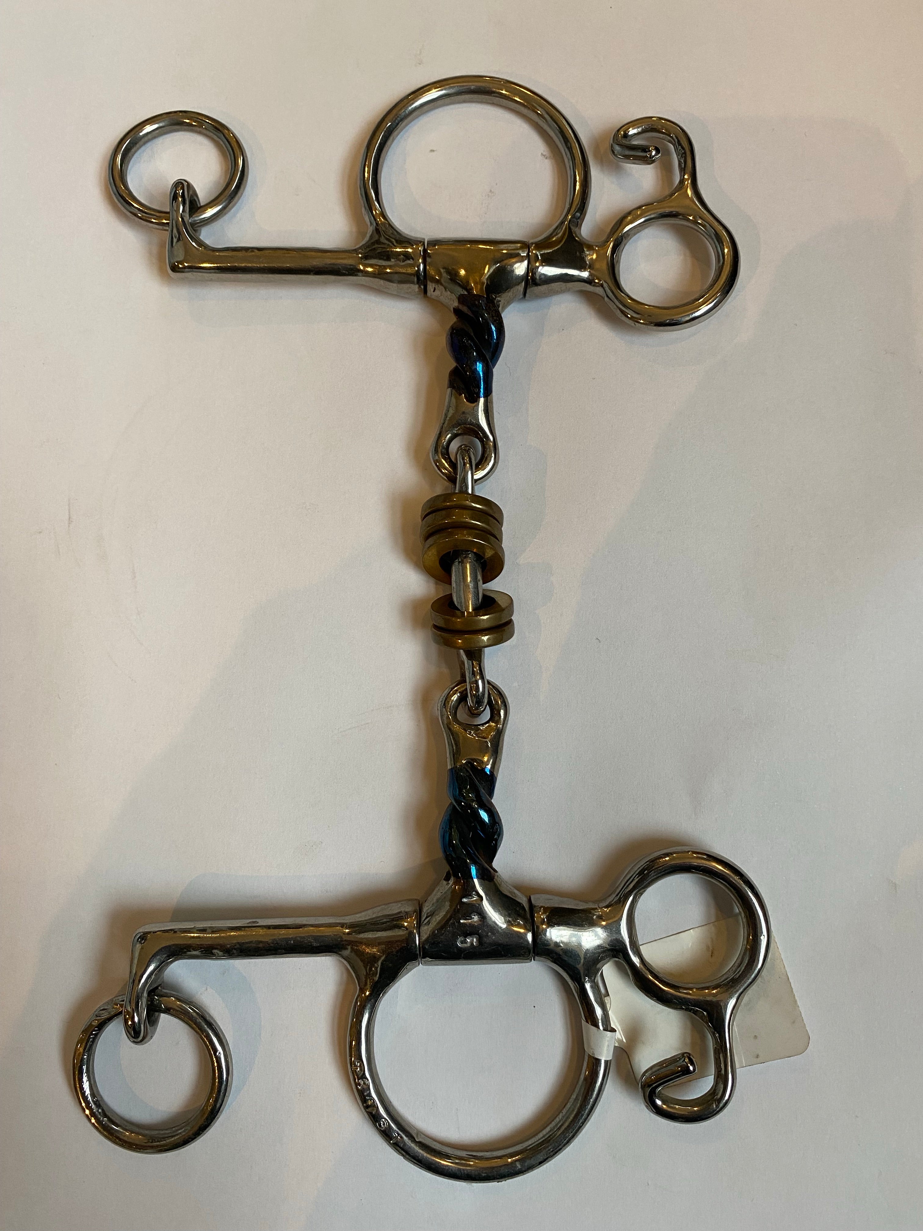 Trust Sweet Iron Baby Pelham Twisted Mouthpiece With Brass Rings