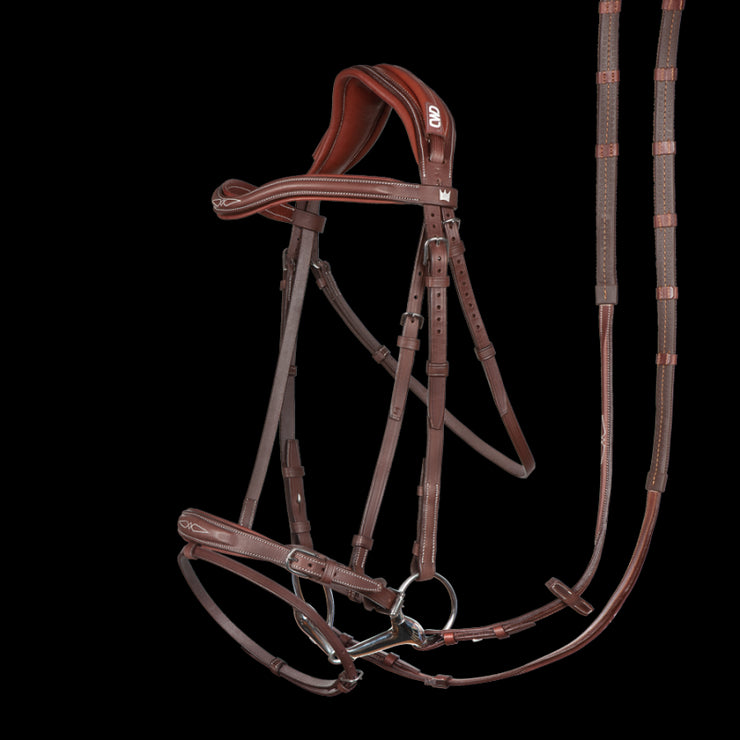 CWD Kent Farrington bridle + reins. The ingenious