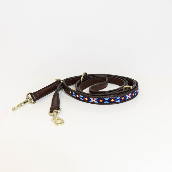 Kentucky Horsewear Dog Lead Handmade Pearls