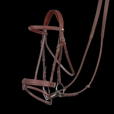 CWD Mclain Ward bridle + reins. The classic bridle