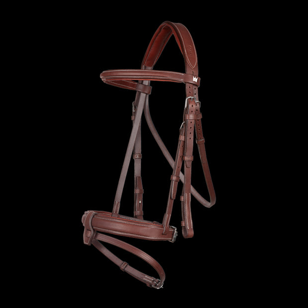 CWD Mclain Ward bridle + reins. The classic bridle