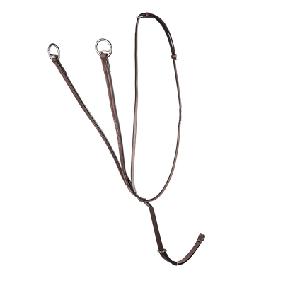 Raised running martingale with fancy stitching